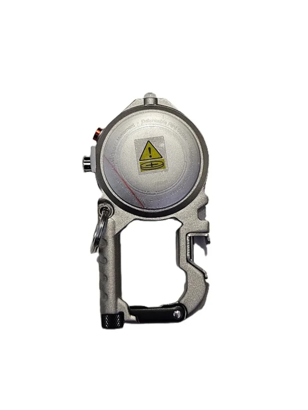 Dakota Flint Clip-On Survival Watch – Fire Starter, LED Flashlight & Bottle Open